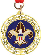 Cut Out Star Insert Medals