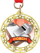 Cut Out Star Insert Medals