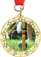 Cut Out Star Insert Medals