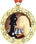 Cut Out Star Insert Medals