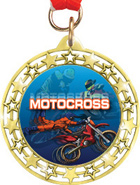 Cut Out Star Insert Medals