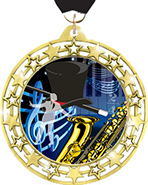 Cut Out Star Insert Medals