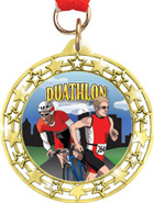 Cut Out Star Insert Medals