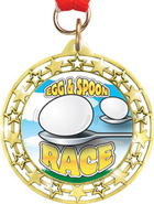 Cut Out Star Insert Medals