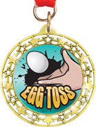 Cut Out Star Insert Medals