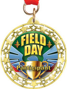 Cut Out Star Insert Medals