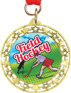 Cut Out Star Insert Medals