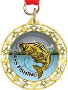 Cut Out Star Insert Medals