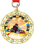Cut Out Star Insert Medals