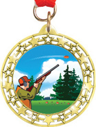 Cut Out Star Insert Medals