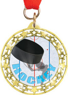 Cut Out Star Insert Medals