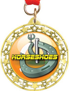 Cut Out Star Insert Medals