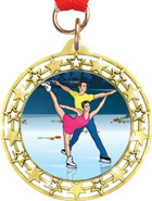 Cut Out Star Insert Medals