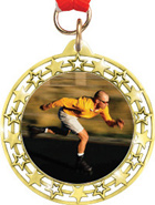 Cut Out Star Insert Medals