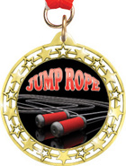 Cut Out Star Insert Medals