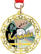 Cut Out Star Insert Medals