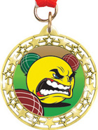 Cut Out Star Insert Medals
