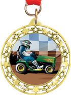 Cut Out Star Insert Medals