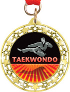 Cut Out Star Insert Medals