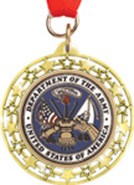 Cut Out Star Insert Medals