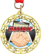 Cut Out Star Insert Medals