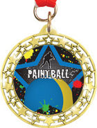 Cut Out Star Insert Medals