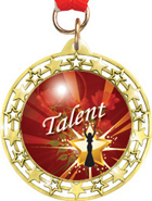 Cut Out Star Insert Medals