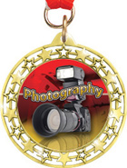 Cut Out Star Insert Medals