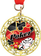 Cut Out Star Insert Medals