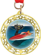 Cut Out Star Insert Medals