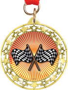 Cut Out Star Insert Medals
