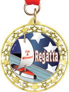 Cut Out Star Insert Medals