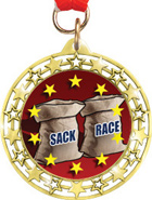 Cut Out Star Insert Medals