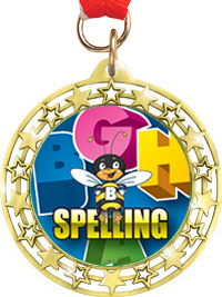 Cut Out Star Insert Medals