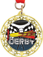 Cut Out Star Insert Medals
