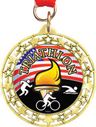 Cut Out Star Insert Medals