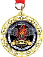 Cut Out Star Insert Medals