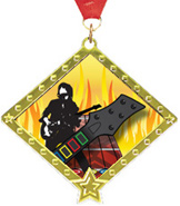 Guitar Hero Diamond Star Insert Medal [2.75 inch]