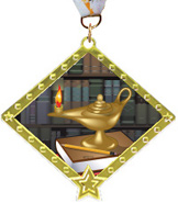 Education Diamond Star Insert Medal [2.75 inch]