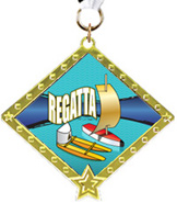 Regatta Diamond Star Insert Medal [2.75 inch]
