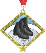 Diamond Star Insert Medal