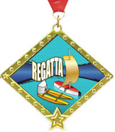 Diamond Star Insert Medal [2.75 inch]