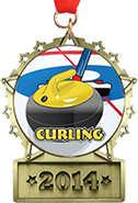 Front Facing Plate Star Insert Medal