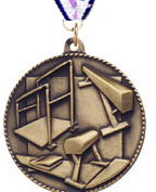2 inch Gymnastics Medal