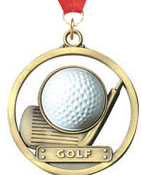 Golf Rubber Game Ball Medal