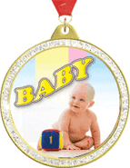 Sparkle Insert Medals