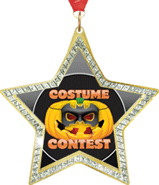 Star-Shaped Sparkle Insert Medal