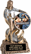 Victory Insert Holder Super Hero Resin Trophy [6.75 inch]