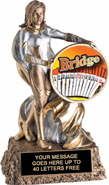 Victory Insert Holder Super Hero Resin Trophy [6.75 inch]