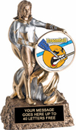 Victory Insert Holder Super Hero Resin Trophy [6.75 inch]
